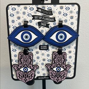 G Force | Hamsa 🪬 Luggage Tags ~ Set of 4